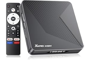 Android TV Box 14.0, Android Box 2025 4GB RAM 64GB Storage, Smart Box for TV with S905X5M 2.0GHz Quad-core CPU 4K Tv Box Supp