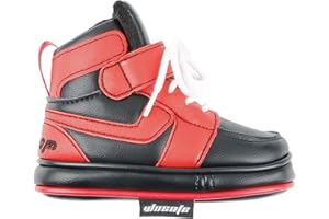 AMLESO Golf Blade Putter Cover Embroidered Pu Leather Headcovers Funny Shoe Shaped Fit All Brands, Black Red