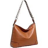 SENDEFN Women's Soft PU Leather Tote Shoulder Bag, Hobo Crossbody Shoulder Handbag, Big Capacity Ladies Travel Purse
