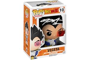 HOFSM.COM HALL OF FAME SPORTS MEMORABILIA Christopher Sabat Vegeta #10 Voice Actor Facsimile Signed Reprint Laser Autographed Funko POP! Anime Animation Dragon Ball Z Figurine with Protector Case