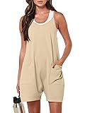ANRABESS Womens Rompers Summer Casual Loose