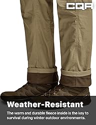 CQR Men's Winter Fleece Lined