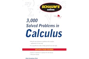 Schaum's 3,000 Solved Problems in Calculus (Schaum's Outlines)
