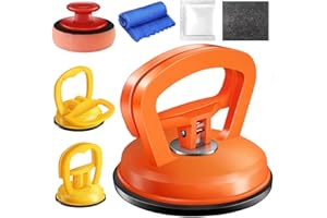 WASAIQI Dent Puller,3 Pack Car Dent Puller Dent Remover Tool Dent Removal Kit for Car Suction Cup Dent Puller and Dent Repair Kit Handle Lifter for Cars Body,Glass,Screen,Tiles Lifting,Objects Moving