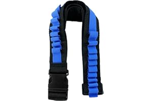 BOROLA Bandolier Toy Gun Soft Bullets Shoulder Strap Adjustable Clip Darts Ammo Storage Belt Compatible for Nerf Blasters