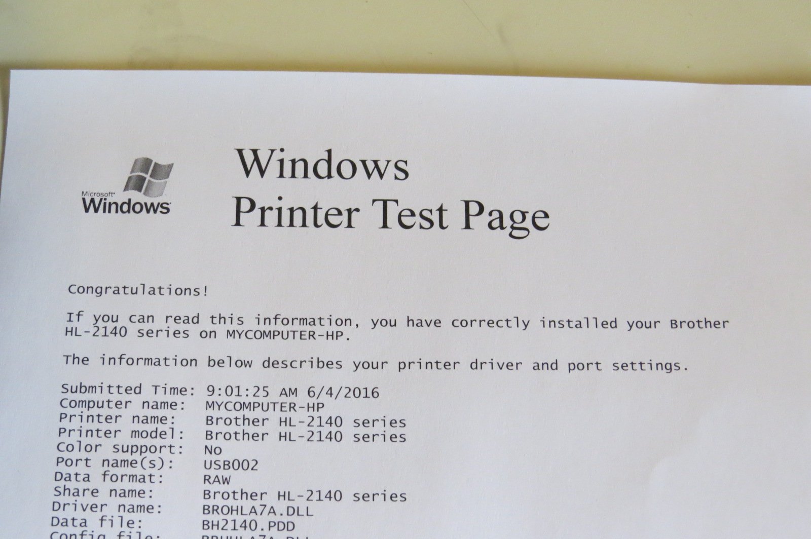 Brother HL-2140 Laser Printer