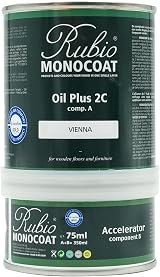 Rubio Monocoat Oil Plus 2C Vienna 350 ml - Indoor Wood Finish A+B
