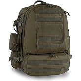 Highland Tactical Apollo Tactical Backpack Laptop Backpack Dark Green (Olive Drab) 18" x 16" x 11"