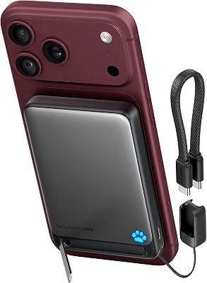 45W Power Bank, Fino 10000mAh Inalámbrico Magnético Batería Externa