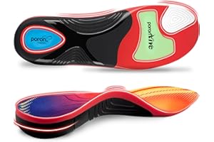 NEVVIS Plantar Fasciitis Orthotic Insole for Flat Feet, High Arch Support Inserts Women Men, 240 lb Heavy Duty Work Boot Insoles for Men, Arch Pain, Plantar Fasciitis Relief, Shock Absorb, 1 Pair