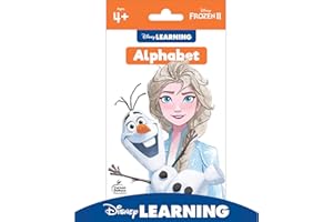 Disney Learning Frozen 2 Alphabet Flash Cards, ABC Flash Cards for Toddlers 2-4 Years, Letter and Sound Recognition With Basic Sight Word Vocabulary for Reading and Writing Readiness, Ages 4+