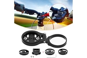 BIKOOCO Out Front Bike Stem Mount - Adjustable Mount Compatible with Wahoo Elemnt, Garmin Edge, Bryton Rider, Stages Dash, Hammerhead Karoo & More for Bicycle Computers & Handlebar Accessories