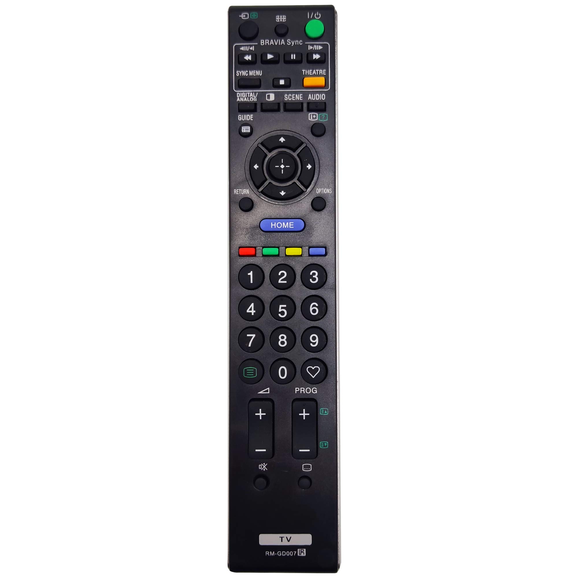 Leankle Remote Controller RM-GD007 for Sony TV KDL-32V5500/ 32W5500/ 37S4000/ 40E4500/ 40V5500/ 40W4000/ 40W4500/ 40W5500/ 40WE5/ 46V4000/ 46W4000/ 46W4500/ 46W5500/ 46WE5/ 52W4000/ 52W4500