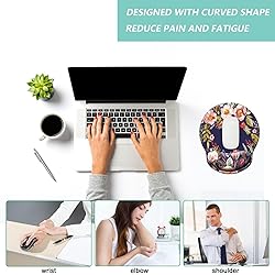 Mouse Pad with Wrist Support, Ergonomic Mouse Pad