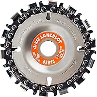 King Arthur's Tools Patented Lancelot 14 Tooth Circular Saw Blade Carving Disc for Woodworking, Removal, Cutting, and Shaping