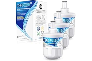 ICEPURE DA29-00003G Replacement for Samsung DA29-00003B DA29-00003A, Aqua-Pure Plus DA29-00003D DA29-00003F DA97-06317A, HAFCU1, WF289, WSS-1 WFC2201 HDX FMS-1 RWF1100A Refrigerator Water Filter 3PACK