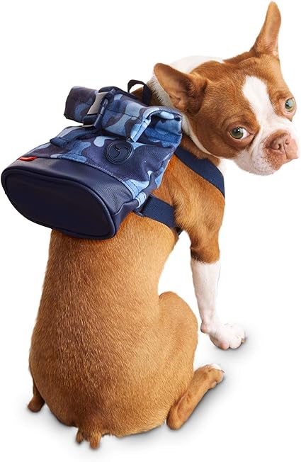camo dog backpack