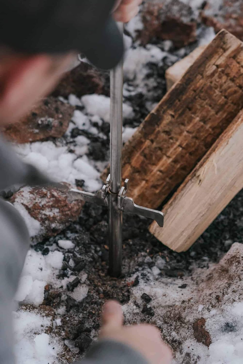 breeo stainless steel fire pit on Heavy Duty 100 Stainless Steel Made In America Breeo Outpost 19 Campfire Grill Camping Grills Sports Outdoors