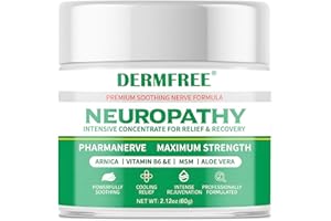 CALPOL Neuropathy Pain Relief Cream, Nerve Pain Relief Cream,Fast Acting Maximum Strength for Feet, Hands, Legs, Muscles, Joints, Waist Includes Arnica, Vitamin B6, Aloe Vera, MSM -Mild & All Natural