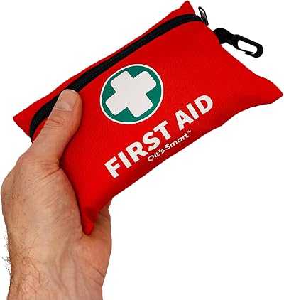 it's Smart 110 Piece First Aid Kit Red Portable Travel Home Car Hiking
