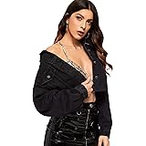 black cropped jean jacket