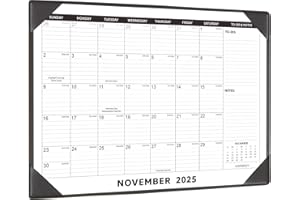 Large Desk Calendar 2026 with Desktop Mat, KOPEESY 22" x 17" Desktop Calendar, From Now to December 2026, Office Supplies Desk Blotter Calendar for Home School and Office