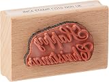 Art Stamps Scripted Christmas Inca Stamp 25x46mm Black for Cards view 2