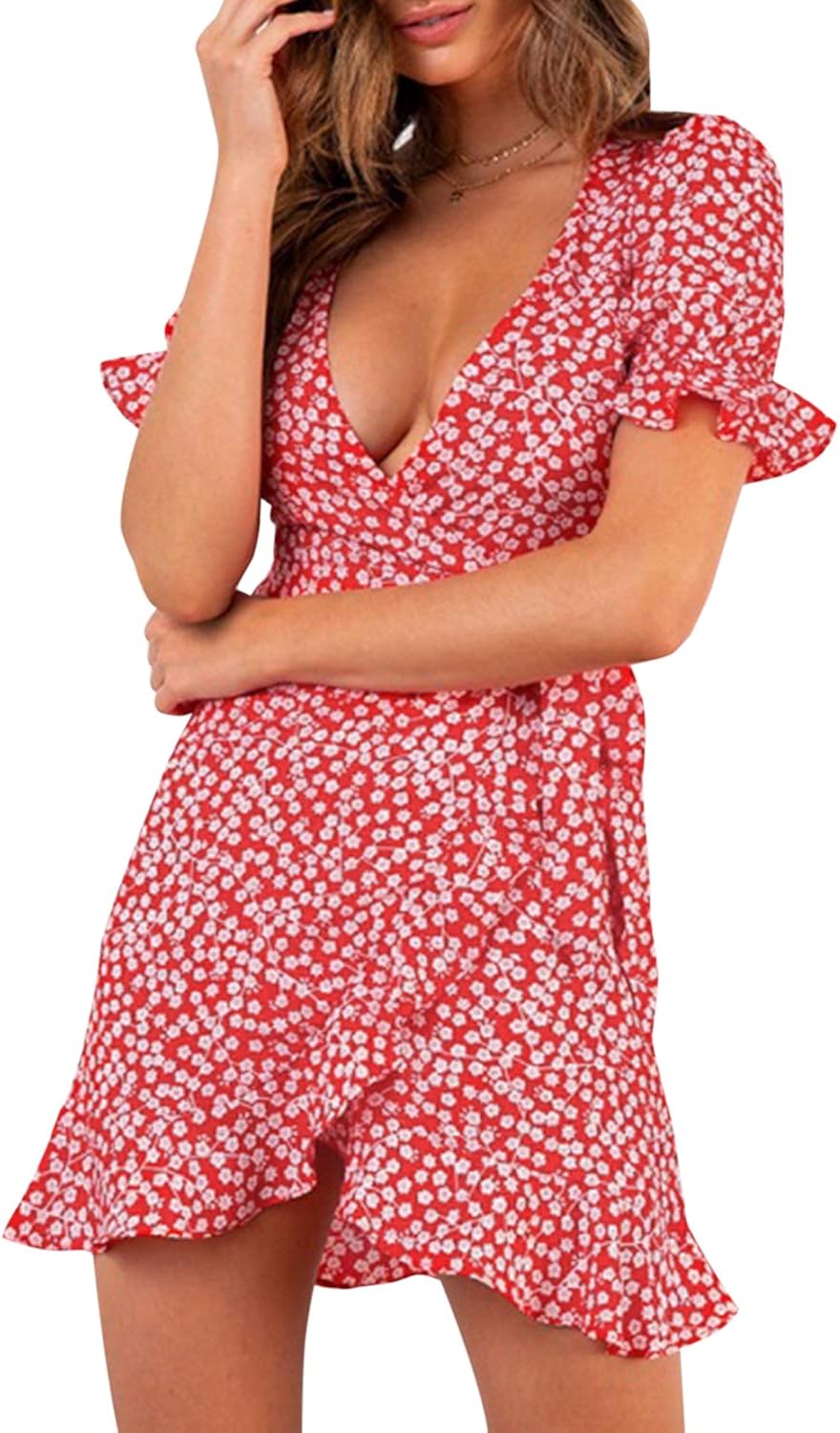floral mini sundress