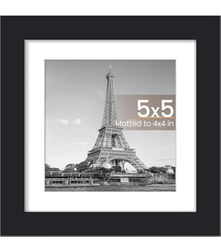 Amazon.com - ZXT-parts 5x5 Picture Frames with 4x4 Opening Mat