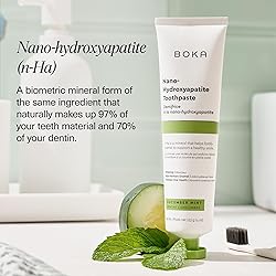 Boka Fluoride Free Toothpaste, Nano Hydroxyapatite