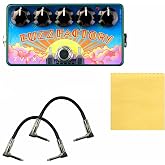 ZVEX Fuzz Factory Vexter Bundle, Series Fuzz Pedal with Patch Cables | Vintage Germanium Transistors, Five Control Knobs, Premium Construction, Low Power Consumption, Polishing Cloth Included