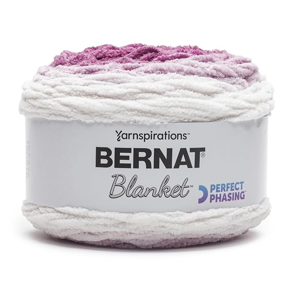 SPINRITE BERNAT BLANKET PERFECT PHASING YARN-FUCHSIA