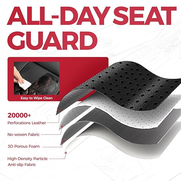 FREESOO FOR HONDA ACCORD SEAT COVERS LX SE SEDAN 2023 2024 2025, CUSTOM FIT CAR SEAT COVERS FULL SET, WATERPROOF LEATHER SEAT COVERS FOR CARS, BLACK