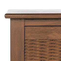 SAFAVIEH Home Collection Landers Brown 3-Drawer