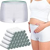 Cutecrop 30 Pcs Disposable Mesh Postpartum Underwear Women Panty Breathable Maternity Underwear Care Stretchy Panties(L-XL)