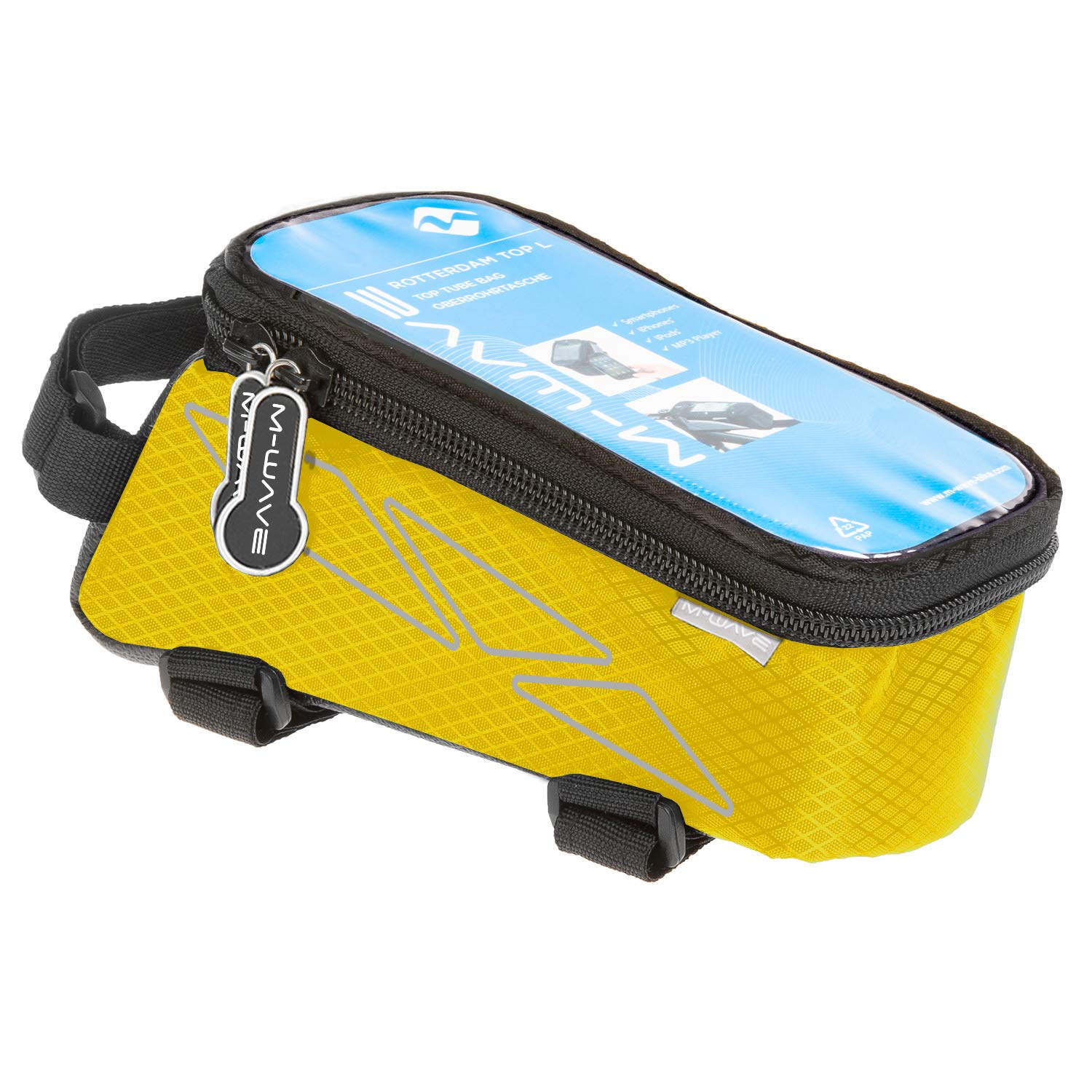 M-Wave Rotterdam L Top Tube Bag - Yellow — image 1