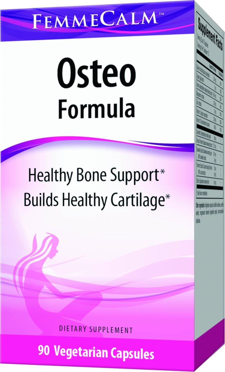 FemmeCalm Osteo Formula Capsules, 90 Count