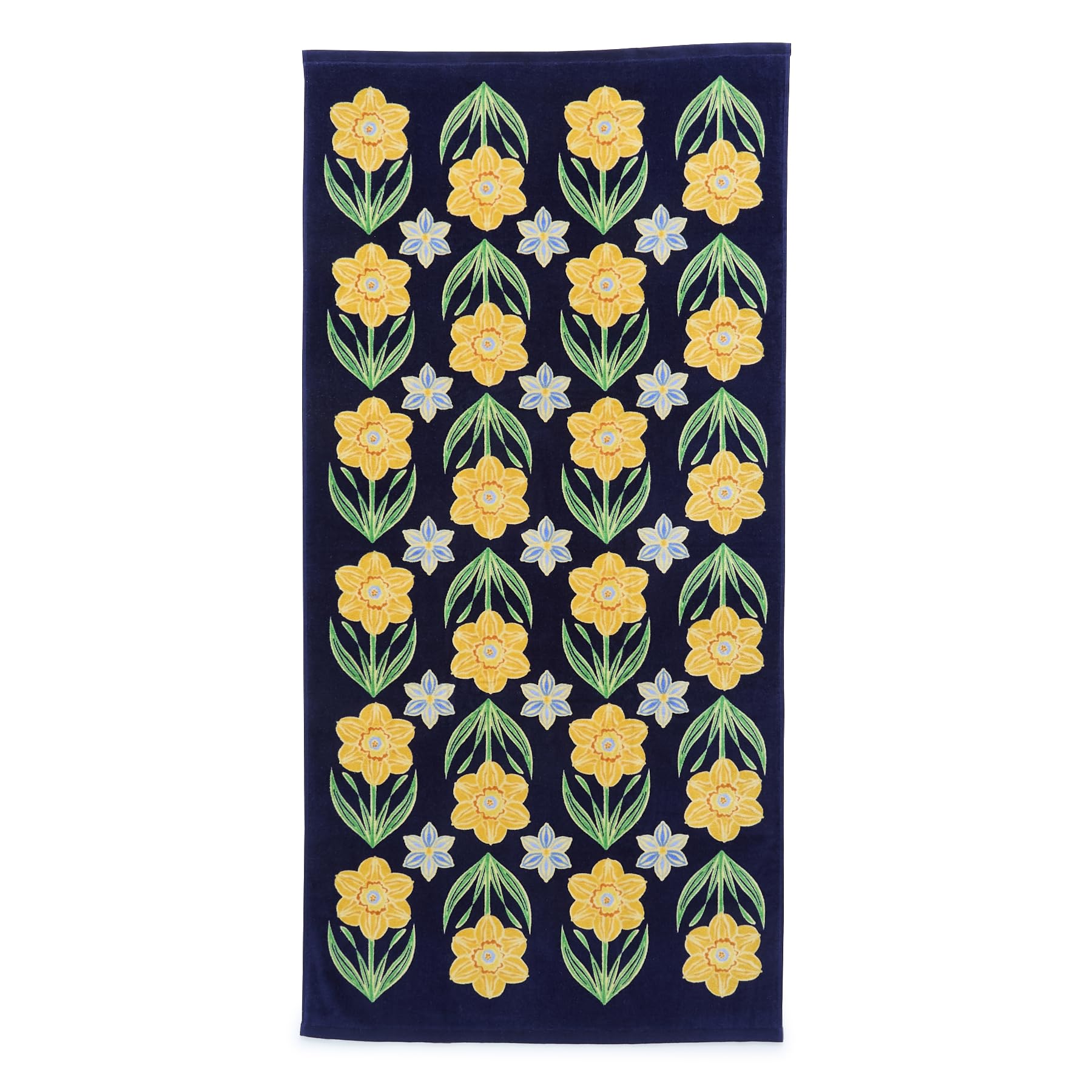 Vera Bradley Cotton Looped Terry Beach Towel, Daffodils Image