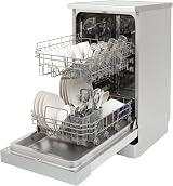 Willow Freestanding Dishwasher 45cm Half Load 10 Place Silver WDW1045X view 5