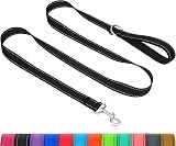 Taglory Dog Leash Reflective Double Sided Neon Black 2 cm 120 cm