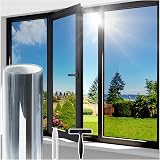 Lifetree One Way Clear Window Film Privacy 75x400 cm Silver