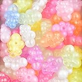 40pcs Cloud Beads for Pens Acrylic Fancy Pen Beads for Beadable Pens Beadable Keychains Making
