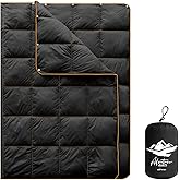 zZFocus Mini Camping Blanket,Lightweight Puffy Blanket Packable Throw Blanket Waterproof Windproof for Outdoors, Travel, Beach, Airplane, Hiking