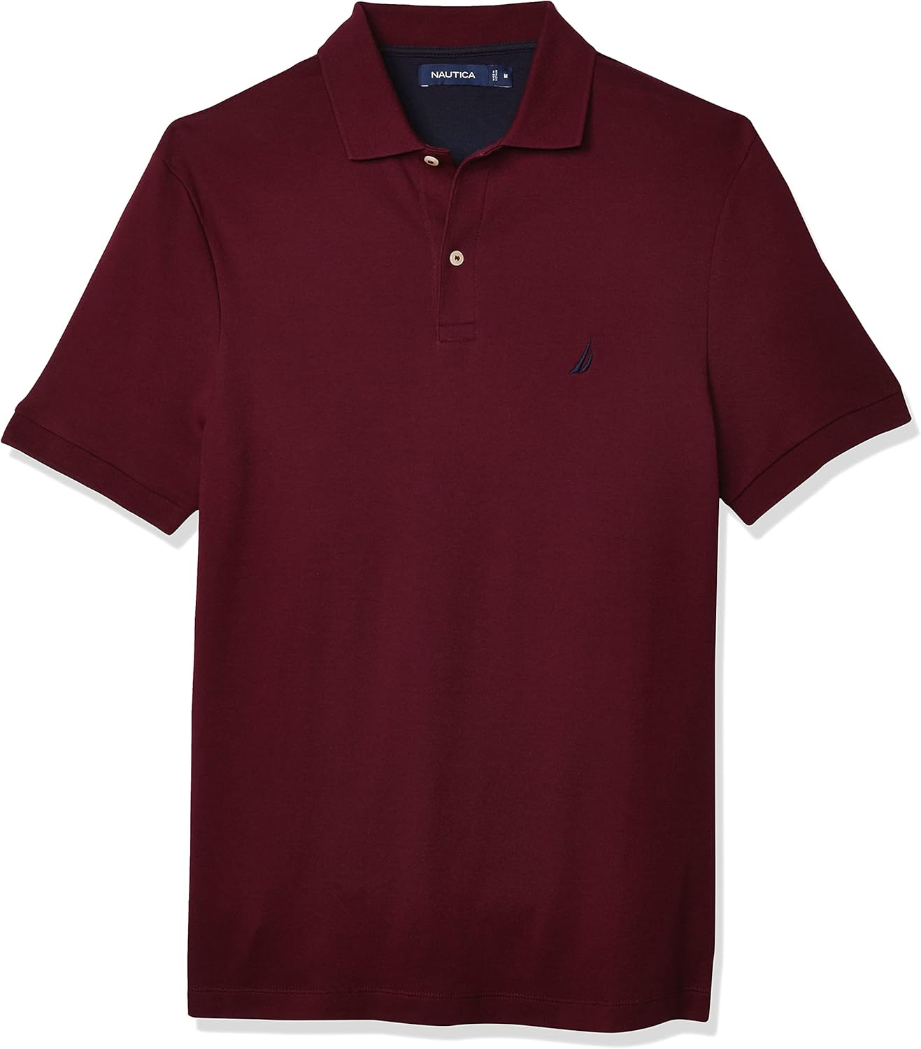 Nautica Men's Classic Fit Short Sleeve Solid Soft Cotton Polo Shirt at  Men’s Clothing store