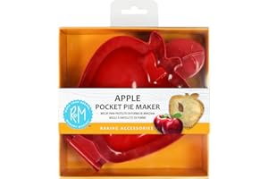 R&M International 2743 Pocket Pie Maker, Apple Shape, 5"