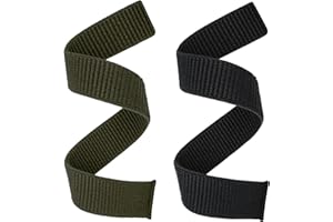 Abanen Hook and Loop Quick Dry Watch Band for Fenix 7X / Fenix 6X / Fenix 5X / Instinct 2X, 26mm Woven Nylon Ultralight Sport Wristband Strap for Garmin Enduro 2,epix Pro 51mm