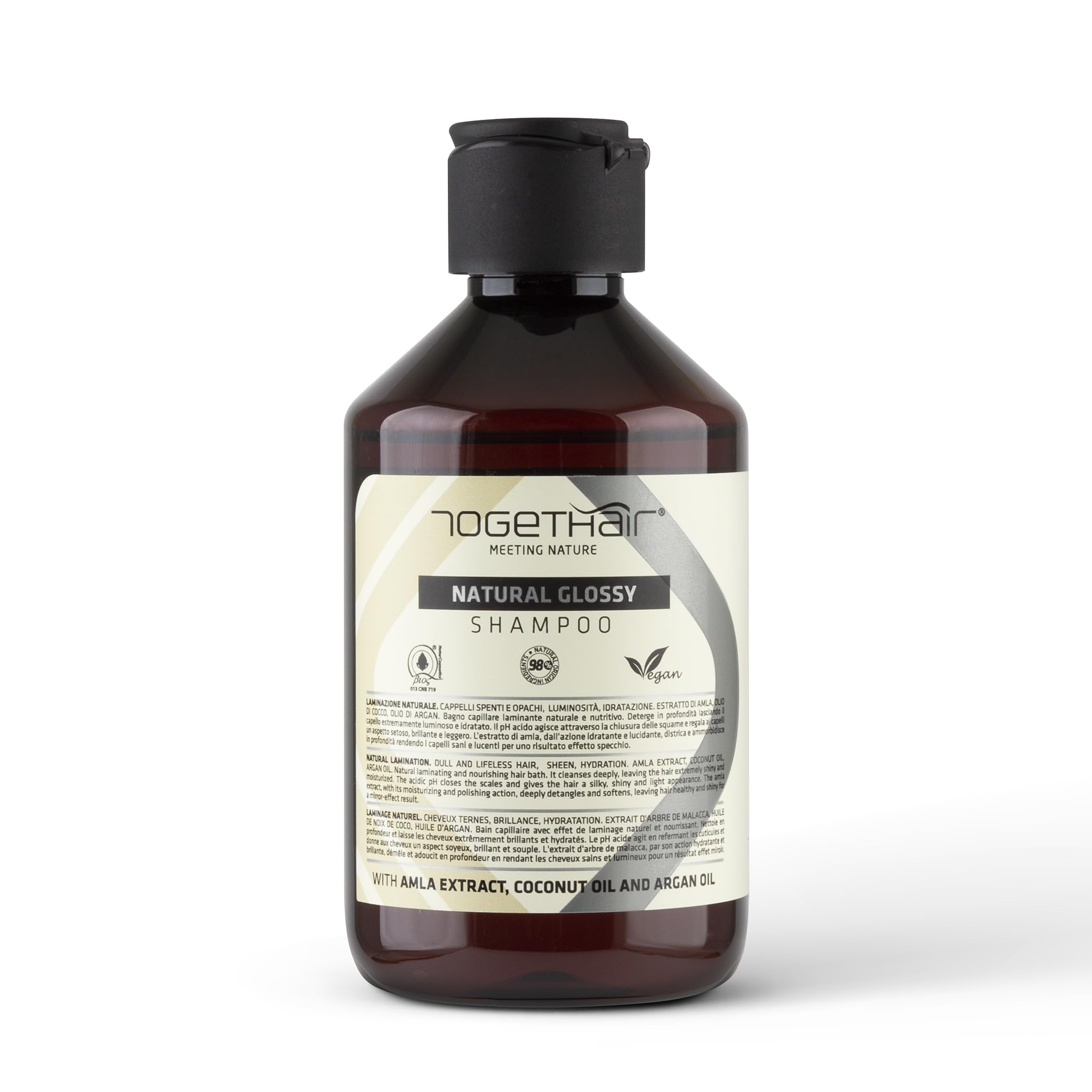 Togethair Natural Glossy Shampoo 250ml | Natural & Nutritional Laminating Bath