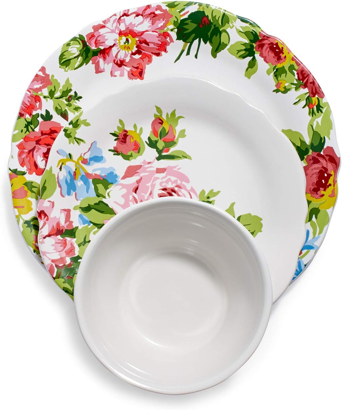 Sur La Table Rose Garden Dinnerware by April Cornell, Set