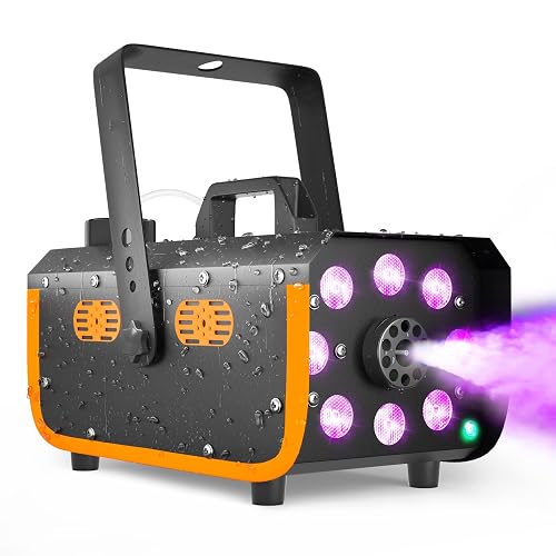HAKUTA Light Rain and Splash Proof Fog Machine, 500W Smoke Machine with ...