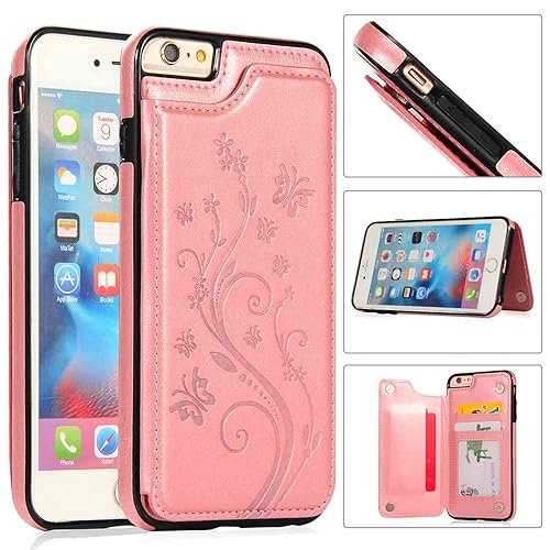 iPhone 6S Plus Wallet Case,iPhone Plus Slim Fit Wallet Case for
